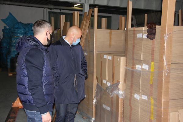 Директор МКУ ТУ Демин Сергей Владимирович посетил предприятие «Сахара пак» в поселке Ильинский