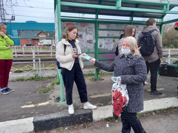 В Раменском г.о. продолжается контроль за соблюдением масочного режима в общественном транспорте!