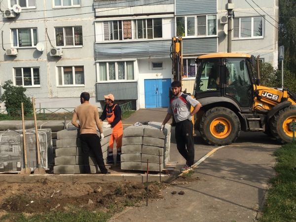 Благоустройство дворовой площадки в ТУ «Островецкое» Раменского г.о.