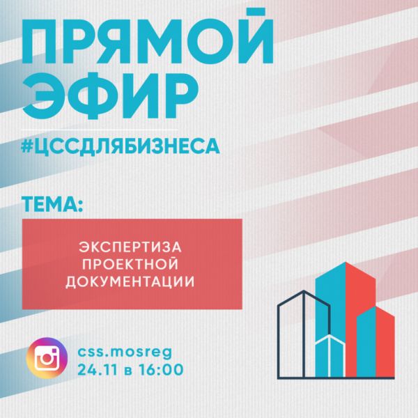 Проектная документация без бюрократии! Все секреты застройщикам Раменского раскроют в прямом эфире ЦСС