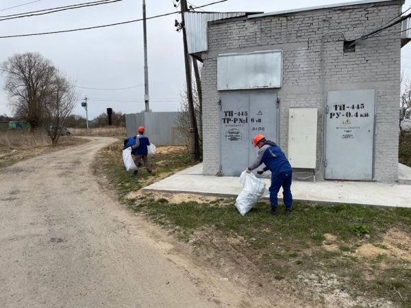 Гжельское производственное отделение АО «Мособлэнерго» участвует в областном субботнике