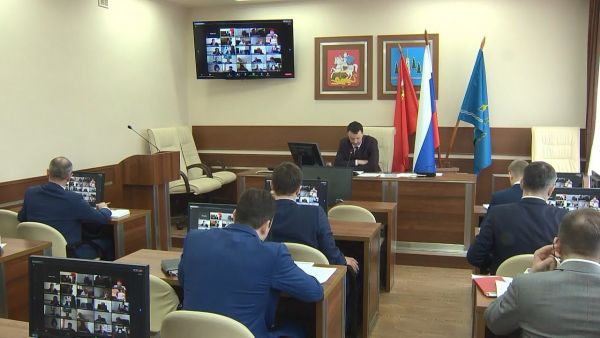 Еженедельное оперативное совещание в администрации Раменского городского округа.