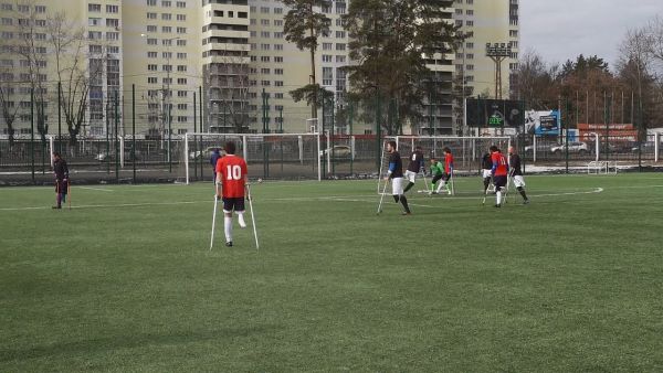 В городе Раменское прошел первый круг чемпионата России по футболу ампутантов.