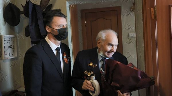 Почётный гражданин Раменского района, участник ВОВ Михаил Васильевич Фомин.