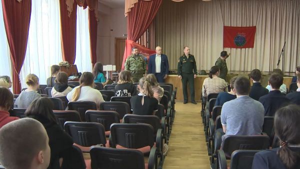 Урок мужества  по инициативе Общественной организации «Боевое братство», состоялся во 2 Гимназии.