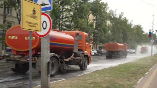 Аэрация городского пространства и полив дорожной части