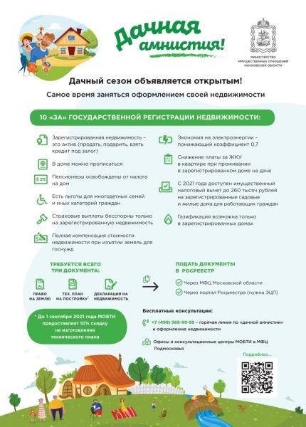 Уважаемые жители Раменского городского округа, дачная амнистия продлевается до 1 марта 2026 года!