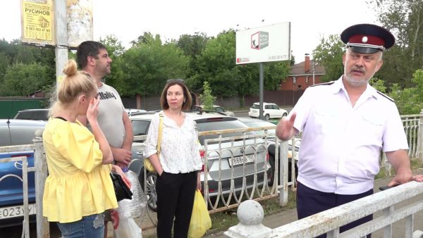 Сегодня состоялось очередное мероприятие по безопасности движения через железнодорожные пути