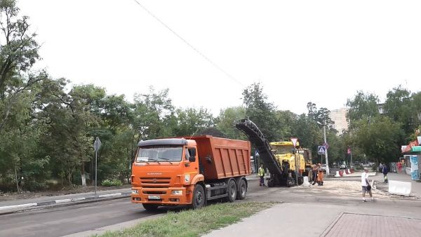 Продолжается ремонт дорог в Раменском городском округе.