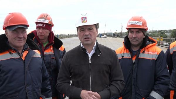 Строительство участка федеральной трассы М5 Урал проинспектировал Губернатор Московской области