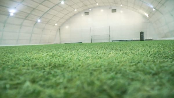 Замена футбольного покрытия в «Ильинской школе «Авангард».