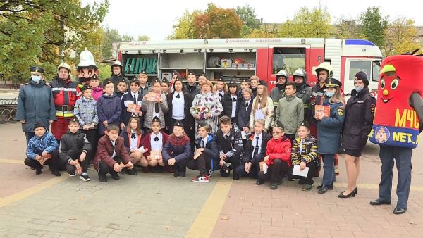 Прошли профилактическое мероприятие для школьников в преддверии Дня гражданской обороны.