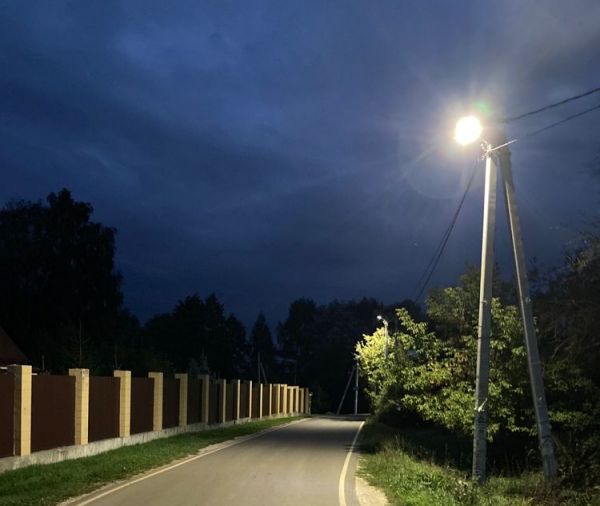 В рамках регионального проекта «Светлый город» на территории Раменского г.о завершена установка новых уличных опор