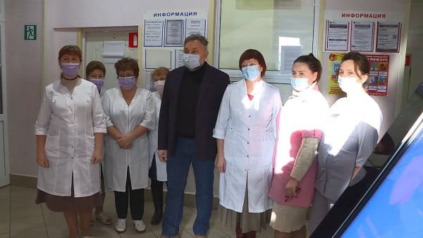 Депутат Московской областной Думы Олег Жолобов с рабочим визитом посетил Сафоновскую амбулаторию.