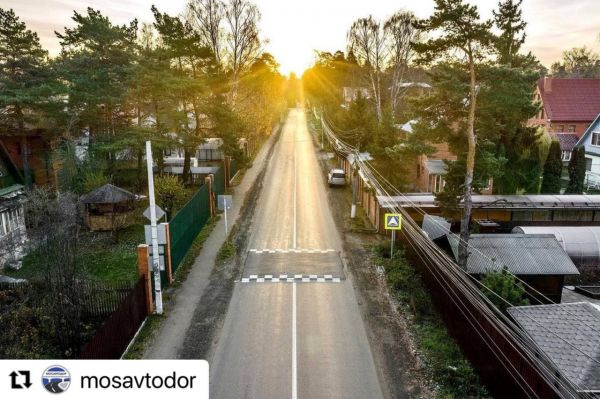 В Раменском городском округе завершили ремонт дороги от станции Быково до поселка Щорса