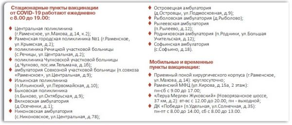 Вниманию жителей Раменского г.о.!