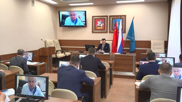 Глава Раменского г.о 20 декабря провел совещание с заместителями и руководителями ТУ, организаций.