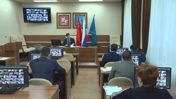 В Раменском городском округе состоялось оперативное совещание.