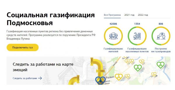 Как реализуется программа социальной газификации в Московской области