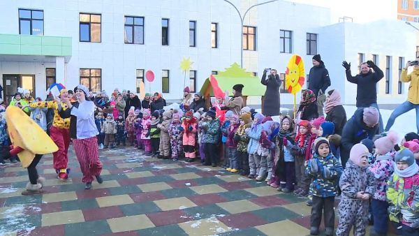 Масленицу в детском саду №22 праздновали в среду Сырной Седмицы