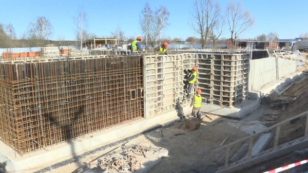 В территориальном управлении «Сафоновское» продолжается строительство Дома культуры.