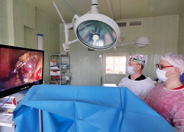 В Раменской областной больнице впервые проведена операция по удалению селезенки лапароскопическим доступом.