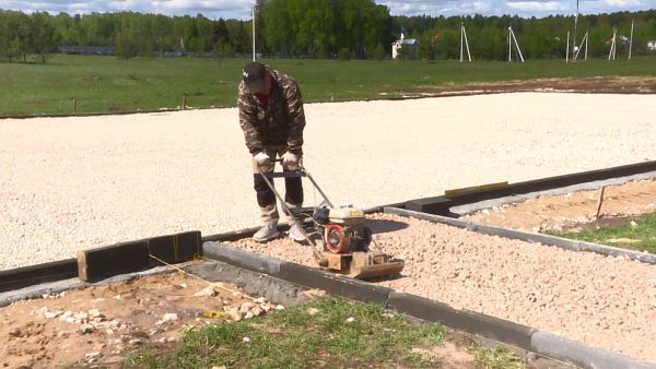 В территориальном управлении «Гжельское» приступили к работам по благоустройству.