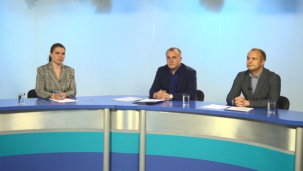 Вечерний диалог/Виталий Столбов,директор «РамСпаса» и Сергей Самойлов, начальник ЕДДС.