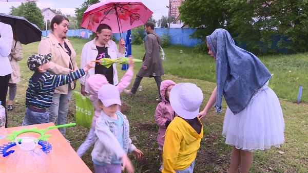 Детский праздник на стадионе РПКБ.