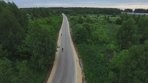 В Раменском городском округе появилась новая асфальтированная дорога.