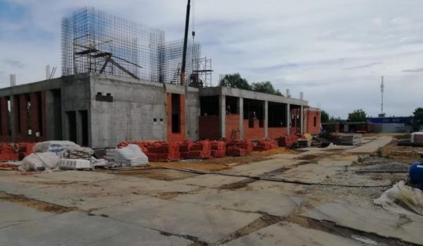 В Раменском приступили к возведению второго этажа центра культурного развития.