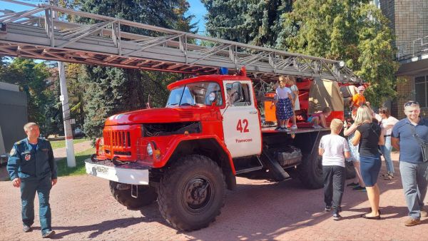 В Раменском прошла выставка пожарной техники