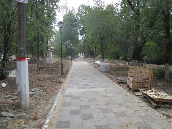 Сергей Бурмистров рассказал журналистам о ходе реконструкции Раменского парка