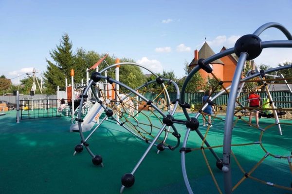 Открытие детской площадки в д.Сельцо