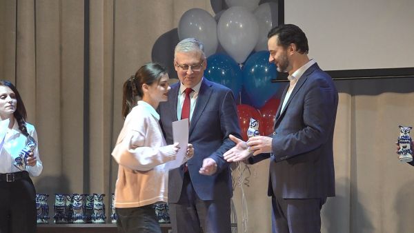 В актовом зале ГГУ прошла церемония вручения наград премии «Студент года — 2022».