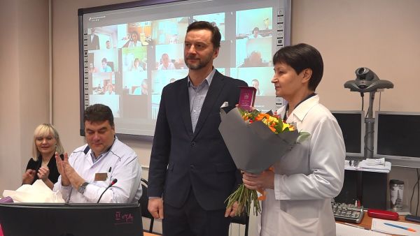 9 марта сотрудники Раменской областной больницы поздравляли с юбилейным днем рождения Людмилу Семеновну Паненкову.