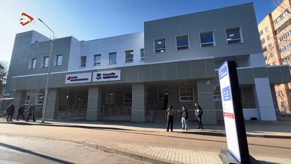 Реконструкция Удельнинской поликлиники завершена.