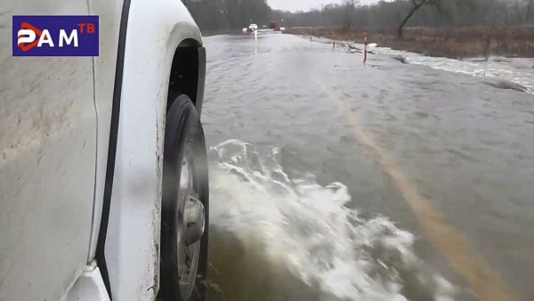 Сильное подтопление на участке д.Чекменево — с.Никоновское