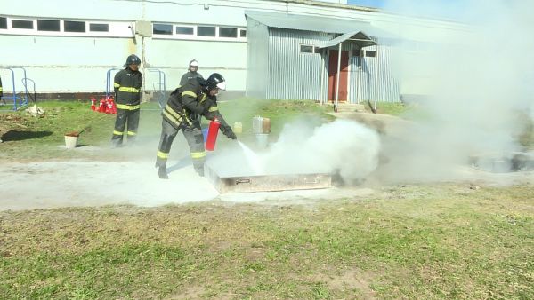 На территории Раменского колледжа прошел чемпионат «Профессионалы»-2023 МО по компетенции «Пожарная безопасность».