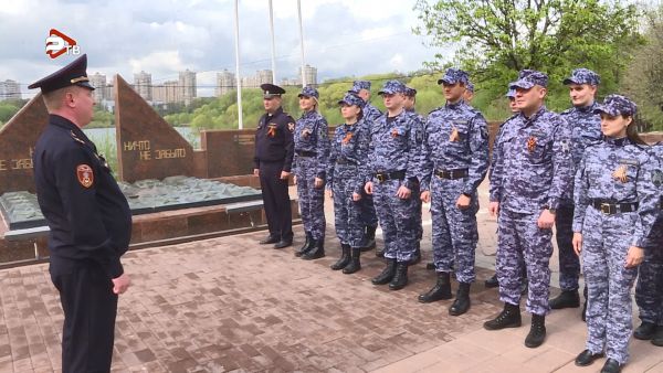 Раменские росгвардейцы одни из первых во всей Московской области приняли участие в патриотической акции.