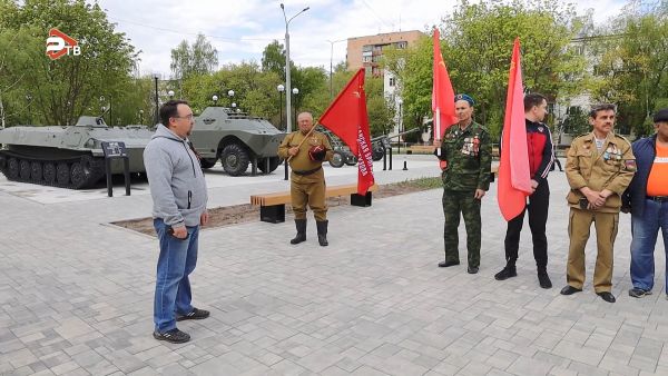 Участники Раменского отделения ветеранов «Боевое братства» 9 мая приняли участие в автопробеге.
