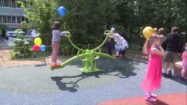 Состоялось открытие детской площадки для малышей в п. Удельная