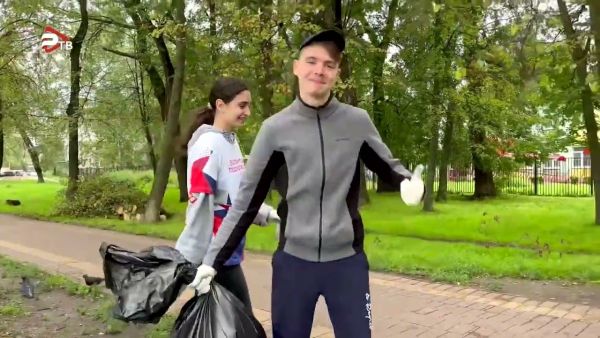 Раменские молодогвардейцы убрали территорию вокруг озера «Пионер»