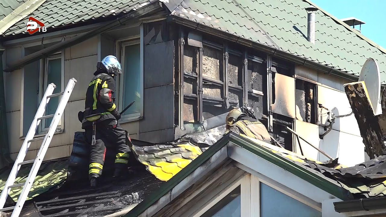 Возгорание произошло в торговом центре в д.Верея.