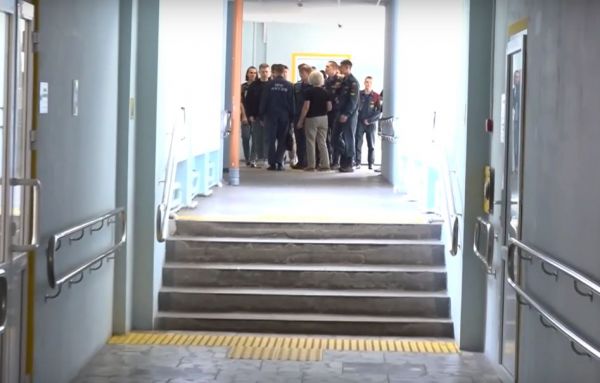 Учебную эвакуацию провели в одном из корпусов Раменского колледжа