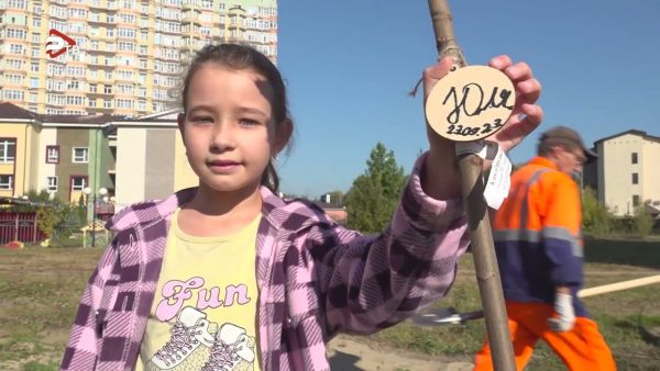 Акция «Наш лес. Посади свое дерево» 23 сентября прошла во дворе домов 32-34 на Северном шоссе.