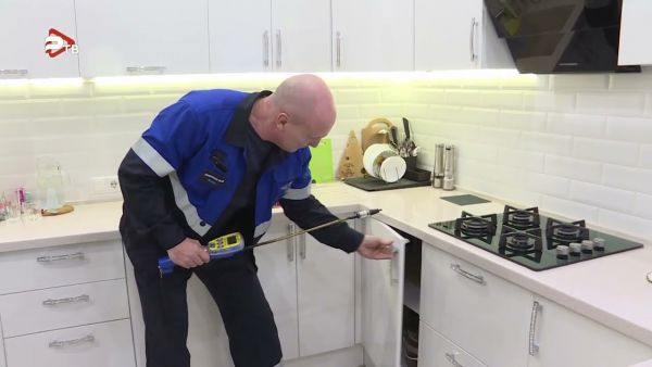 Газ продолжают вести в деревне Редькино в рамках программы догазификации.