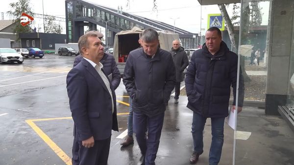 Юрий Бородин проверил благоустройство территорий, прилегающих к станциям МЦД-3