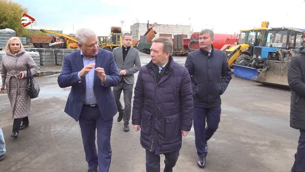 Сегодня первый заместитель главы администрации Юрий Бородин с рабочим визитом посетил Раменское ДРСУ