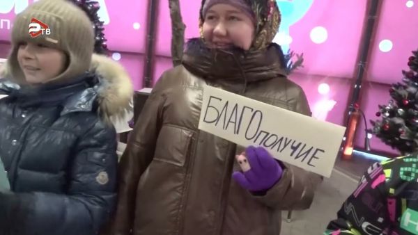 Не смотря на холода 7 января в резиденции Деда Мороза было тепло.